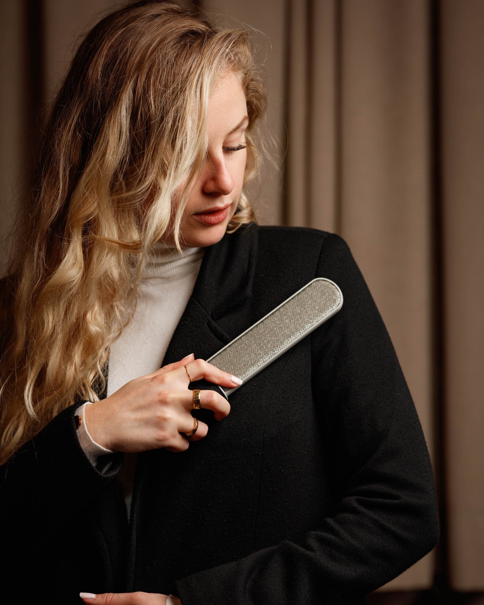 Kledingborstel — Zwart - STEAMRS