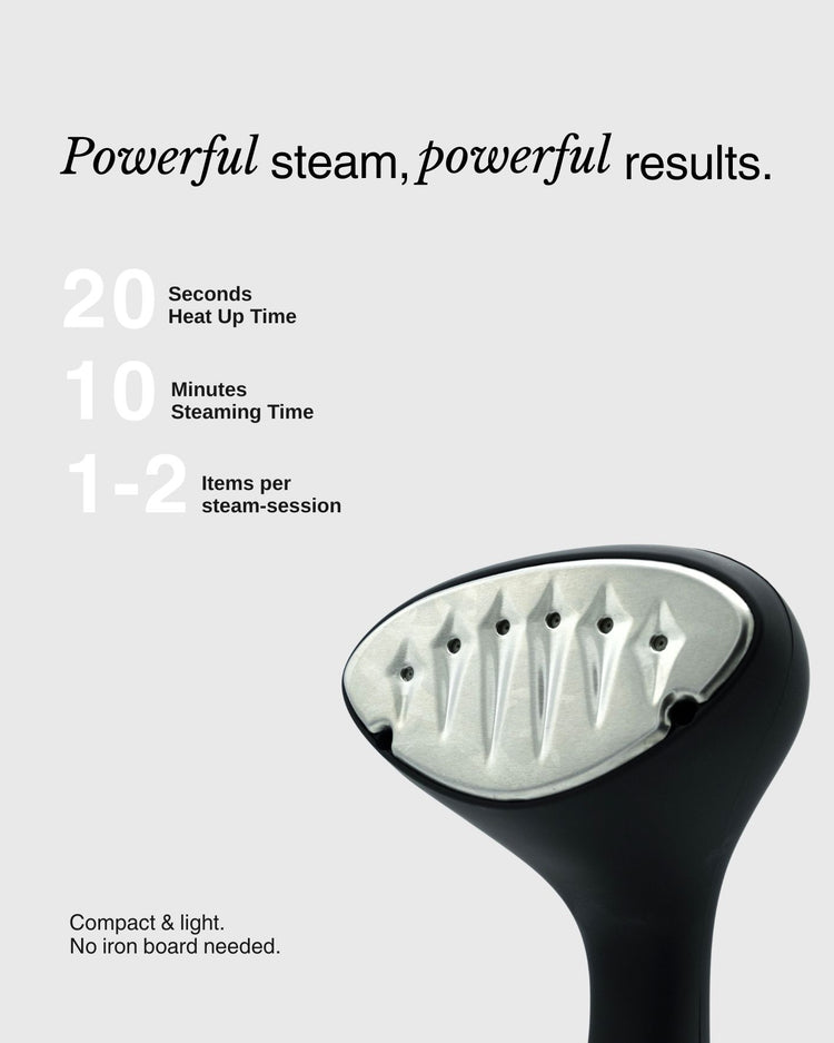 Clothes Steamer — Black