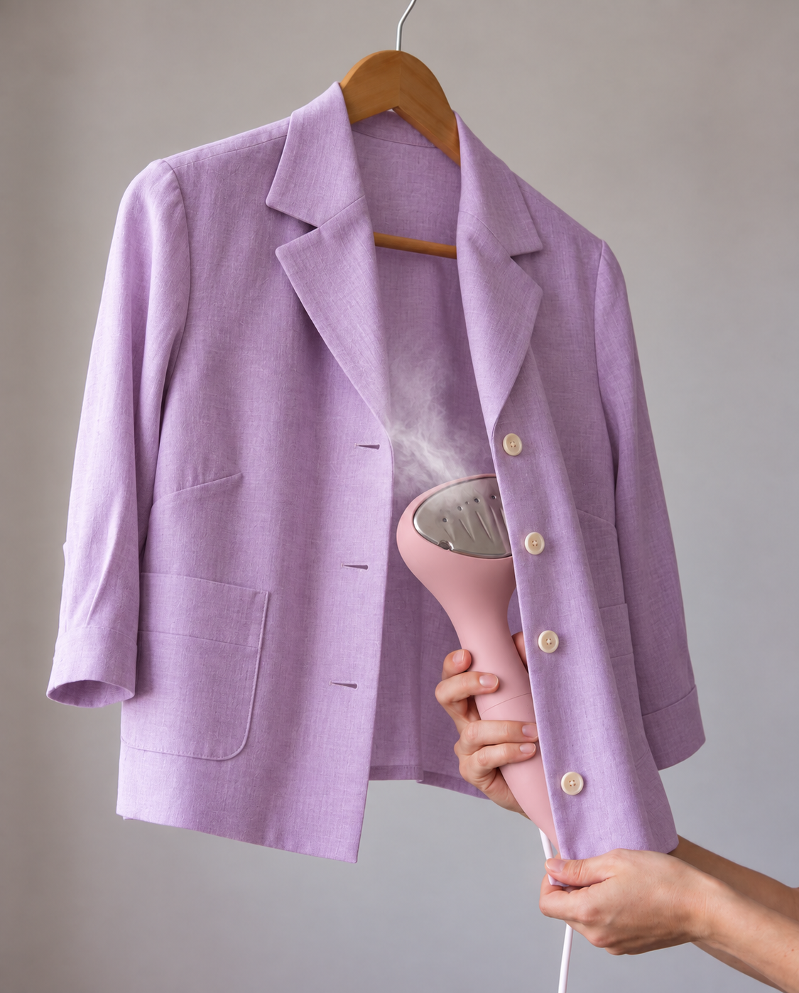 Clothes Steamer — Pink