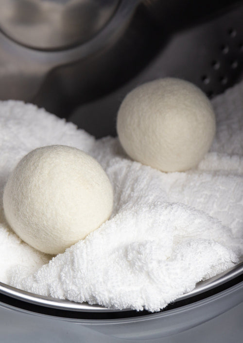 6 stuks drogerballen voor in de wasdroger. Duurzaam en ecologisch Merino schapenwol.
