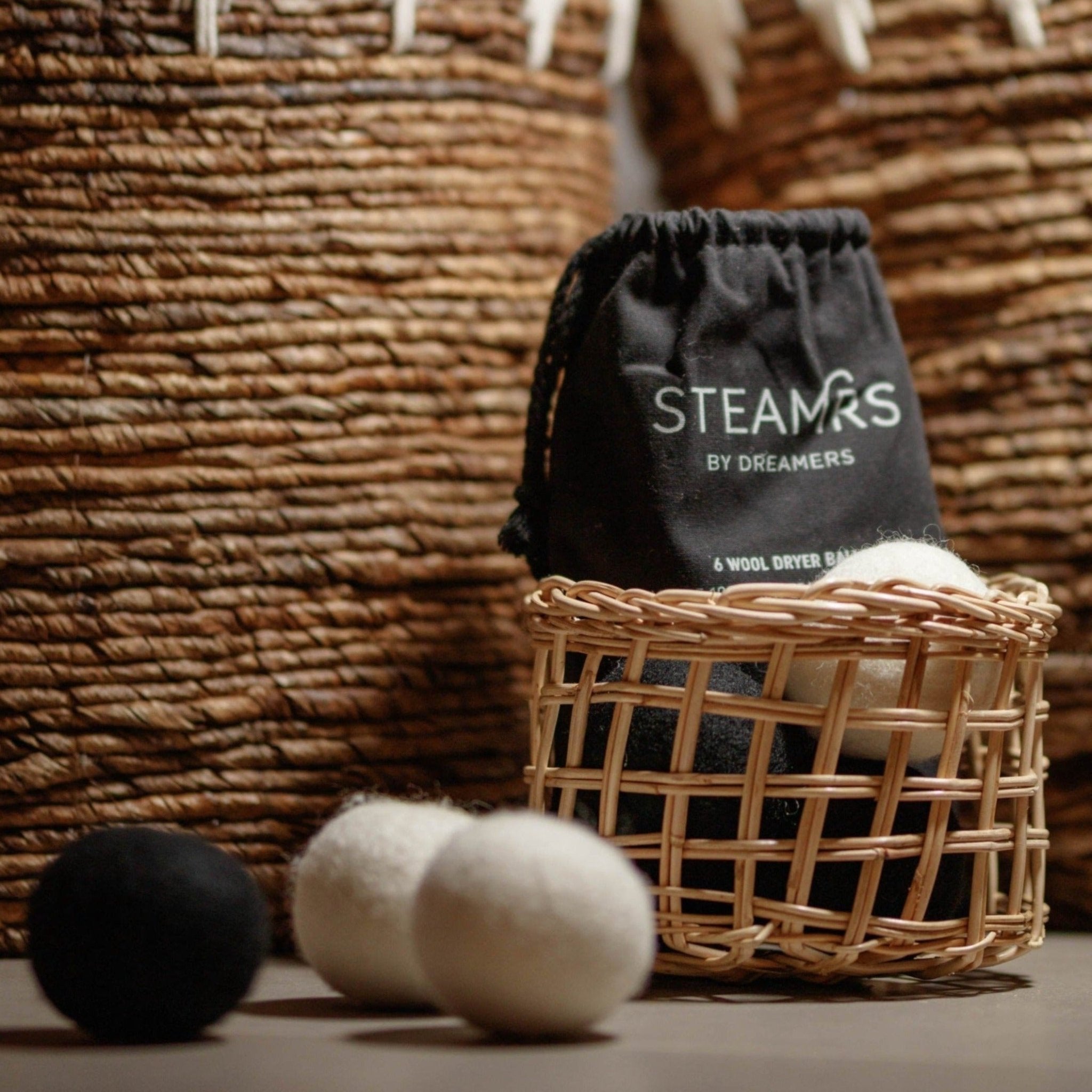 Laundry dryer balls Sheep Wool - STEAMRS