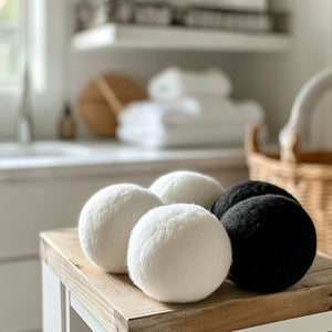 Boules de séchage pour le linge Laine de mouton - STEAMRS